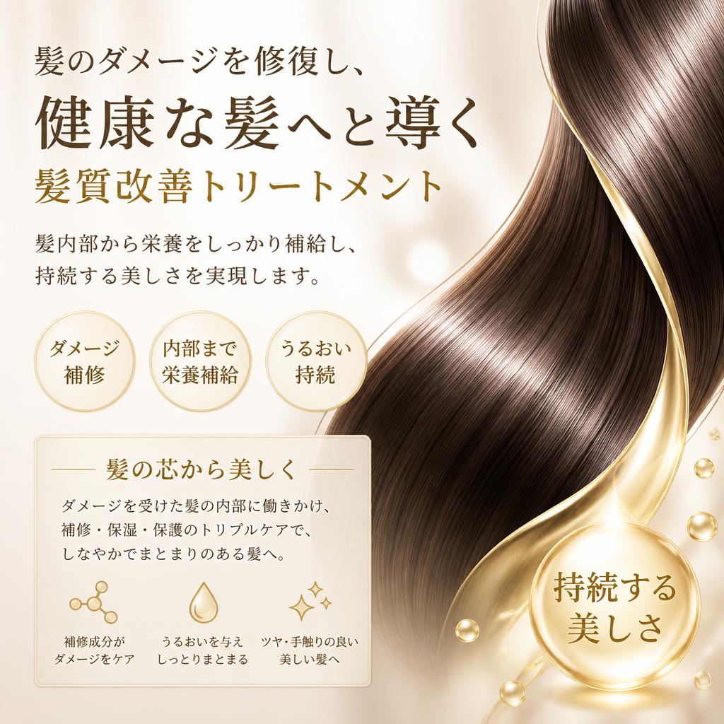 髪質改善が不可欠